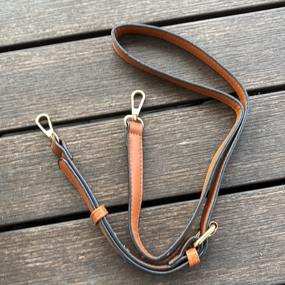 Camel Croc Pattern Satchel - image 5